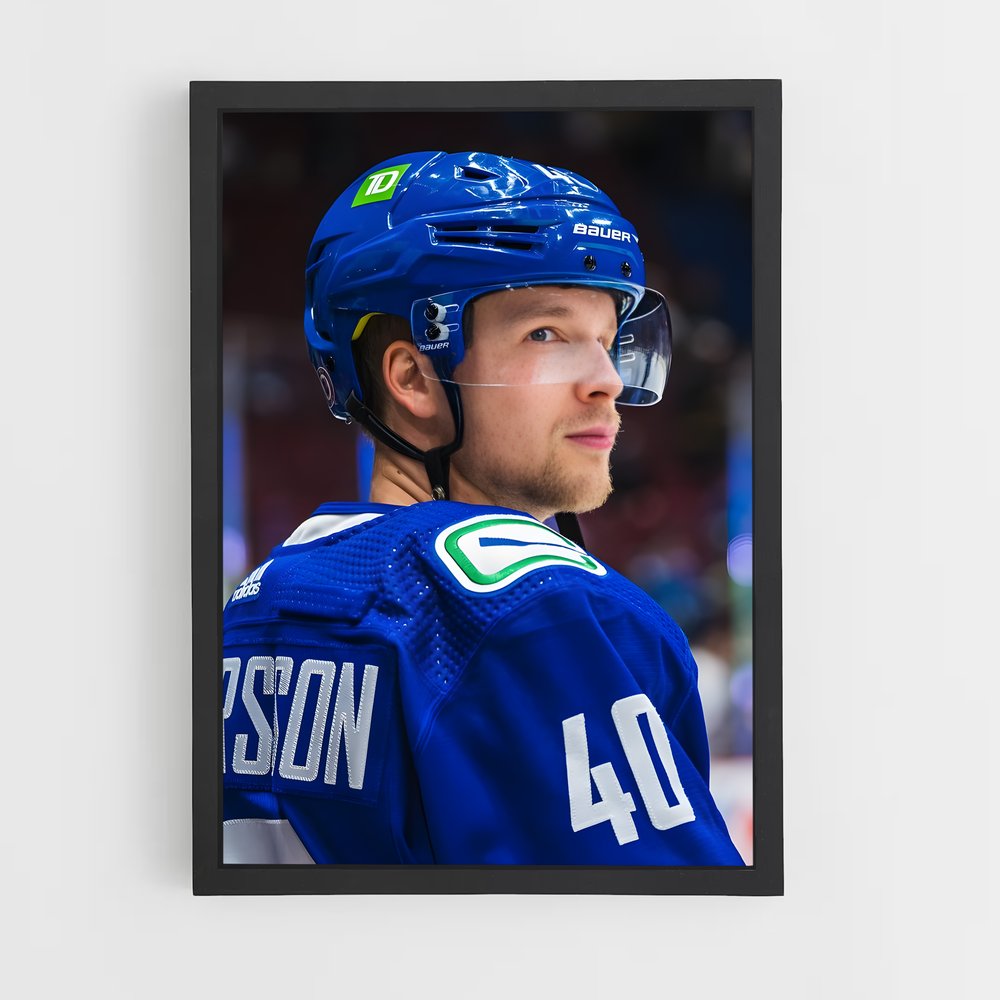 Poster Elias de pettersson – affiche Hockey sur glace (vue 2)